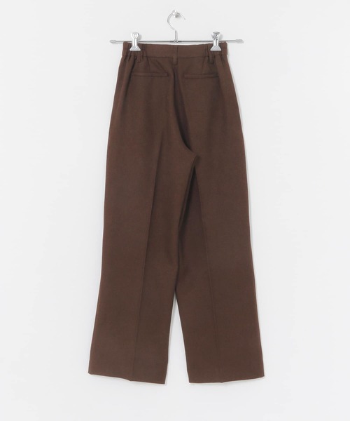 ITEMS URBANRESEARCH（アイテムズ アーバンリサーチ）の「ウールライクストレートパンツ（その他パンツ・レディース・ブラック/ブラウン/ベージュ・FREE）」の5枚目の写真