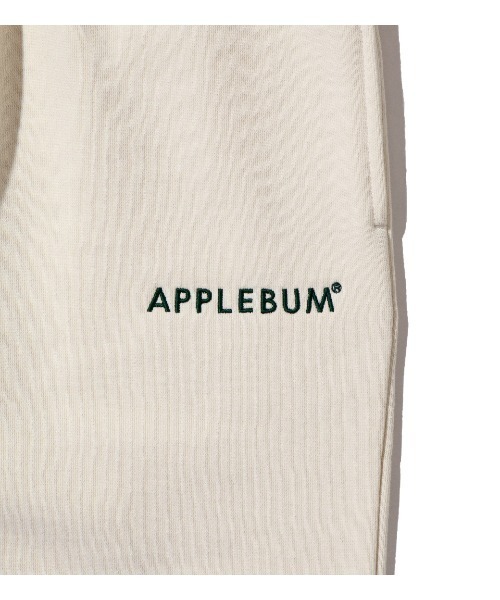 APPLEBUM（アップルバム）の「Logo Ultra Heavy Weight Pants（スウェットパンツ・メンズ・ブラック/アイボリー・X-LARGE/LARGE/MEDIUM）」の4枚目の写真
