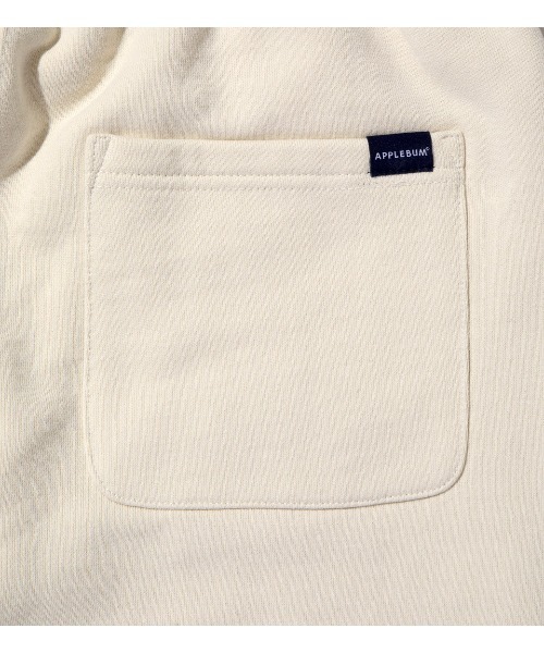 APPLEBUM（アップルバム）の「Logo Ultra Heavy Weight Pants（スウェットパンツ・メンズ・ブラック/アイボリー・X-LARGE/LARGE/MEDIUM）」の6枚目の写真