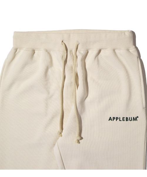 APPLEBUM（アップルバム）の「Logo Ultra Heavy Weight Pants（スウェットパンツ・メンズ・ブラック/アイボリー・X-LARGE/LARGE/MEDIUM）」の7枚目の写真