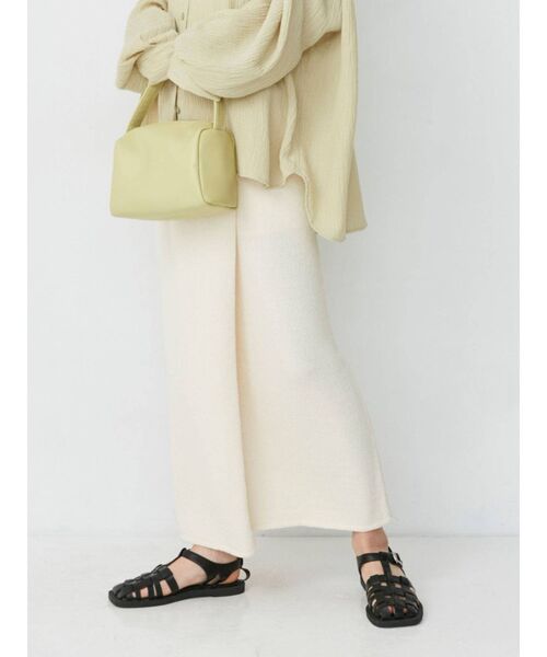 Ungrid（アングリッド）の「スリットニットフィットスカート（スカート・レディース・アイボリー/チャコールグレー/イエロー・FREE）」の10枚目の写真