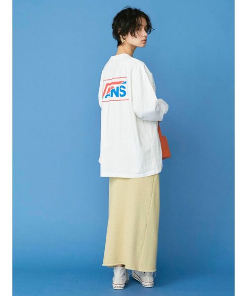 Ungrid（アングリッド）の「スリットニットフィットスカート（スカート・レディース・アイボリー/チャコールグレー/イエロー・FREE）」の7枚目の写真