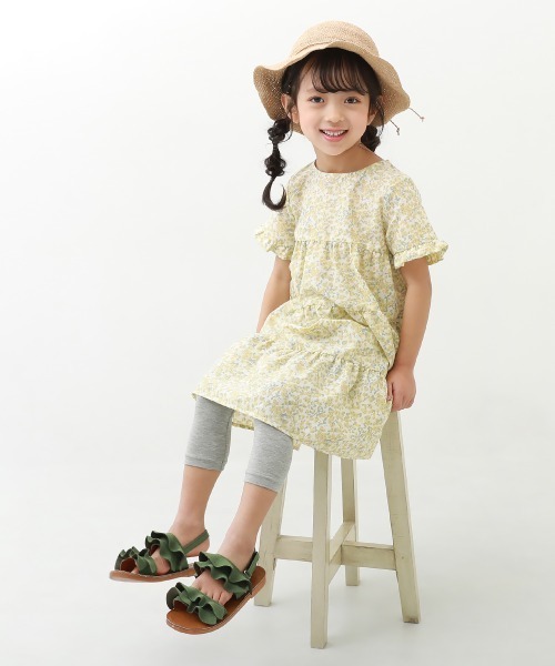 devirock(デビロック)の「7分丈天使のレギンス(レギンス/スパッツ・キッズ・ブラック系その他3/ブラック系その他2/杢グレー/ブラック系その他/ブラック/ヘザーチャコール・80cm/90cm/100cm/120cm/130cm/140cm/110cm/150cm/160cm)」の12枚目の写真