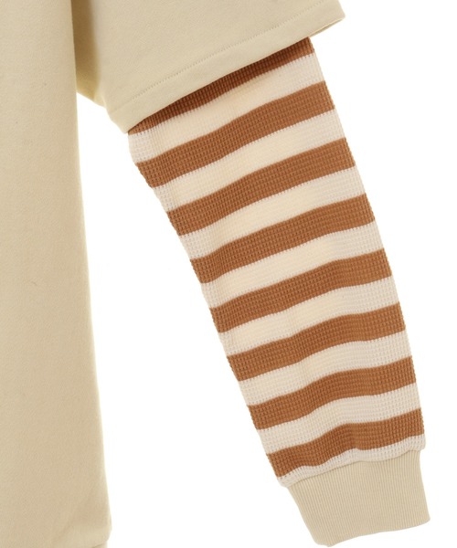 Candy Stripper（キャンディストリッパー）の「//E.T.×Candy Stripper//E.T.LAYERED（パーカー・レディース・ブラック/レッド/アイボリー・2）」の17枚目の写真