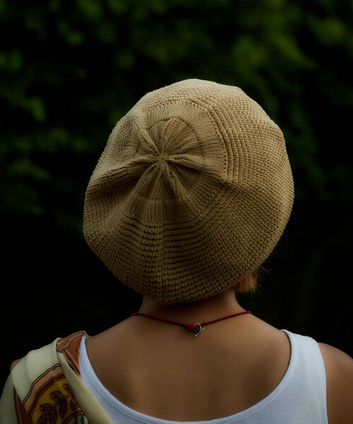 GLOSTER（グロスター）の「【Wu Xing/ウーシン】TAM REFLECTOR（ハンチング/ベレー帽・メンズ・ブラック/ベージュ・FREE）」の4枚目の写真