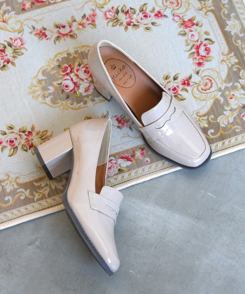 NOFALL（ノーフォール）の「ローファーヒールパンプス（ローファー・レディース・ブラック/ダークブラウン/ブラック系その他/ベージュ系その他・L/LL/S/M/3L/SS）」の11枚目の写真