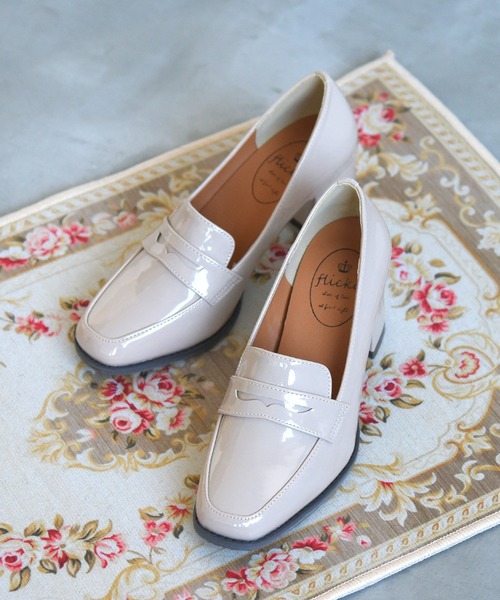 NOFALL（ノーフォール）の「ローファーヒールパンプス（ローファー・レディース・ブラック/ダークブラウン/ブラック系その他/ベージュ系その他・L/LL/S/M/3L/SS）」の12枚目の写真