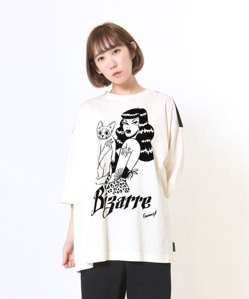 肌触りがいい セール】BIZARRE TEE（Tシャツ/カットソー）｜MILKBOY（ミルク トップス