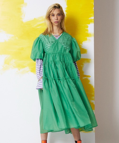 MAISON SPECIAL ワンピース Sheer Work Camisole One-piece