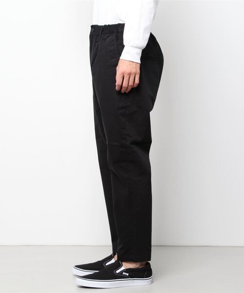 NEGATIVE DENIM（ネガティブデニム）の「bio twill pants：ストレッチツイルパンツ（その他パンツ・メンズ・ブラック/ベージュ・1/2/3）」の4枚目の写真