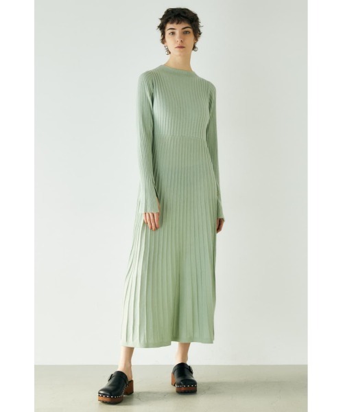 A Line Long Knit ドレス ワンピース Moussy マウジー のファッション通販 Zozotown