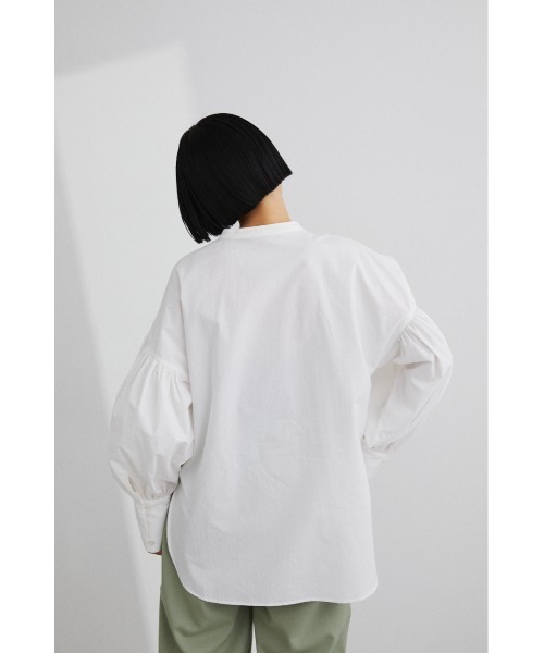 STYLEMIXER（スタイルミキサー）の「ｷﾞｬｻﾞｰｽﾘｰﾌﾞｼｬﾂ（シャツ/ブラウス・レディース・ブラック/ベージュ/ホワイト/ミント・FREE）」の6枚目の写真