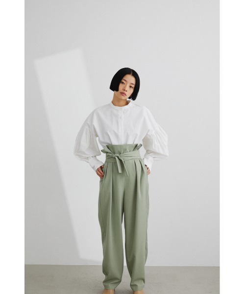 STYLEMIXER（スタイルミキサー）の「ｷﾞｬｻﾞｰｽﾘｰﾌﾞｼｬﾂ（シャツ/ブラウス・レディース・ブラック/ベージュ/ホワイト/ミント・FREE）」の7枚目の写真