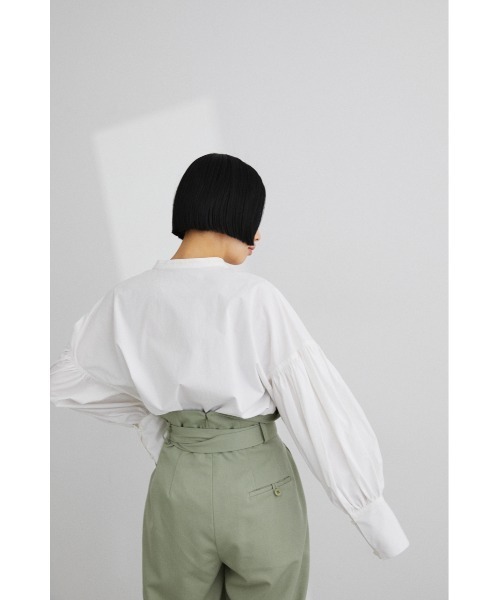 STYLEMIXER（スタイルミキサー）の「ｷﾞｬｻﾞｰｽﾘｰﾌﾞｼｬﾂ（シャツ/ブラウス・レディース・ブラック/ベージュ/ホワイト/ミント・FREE）」の9枚目の写真