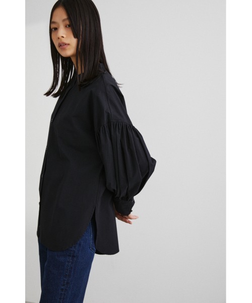 STYLEMIXER（スタイルミキサー）の「ｷﾞｬｻﾞｰｽﾘｰﾌﾞｼｬﾂ（シャツ/ブラウス・レディース・ブラック/ベージュ/ホワイト/ミント・FREE）」の12枚目の写真