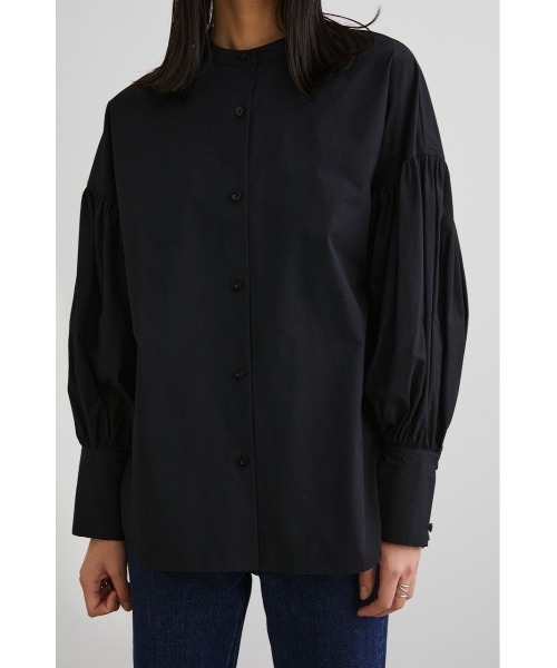 STYLEMIXER（スタイルミキサー）の「ｷﾞｬｻﾞｰｽﾘｰﾌﾞｼｬﾂ（シャツ/ブラウス・レディース・ブラック/ベージュ/ホワイト/ミント・FREE）」の13枚目の写真