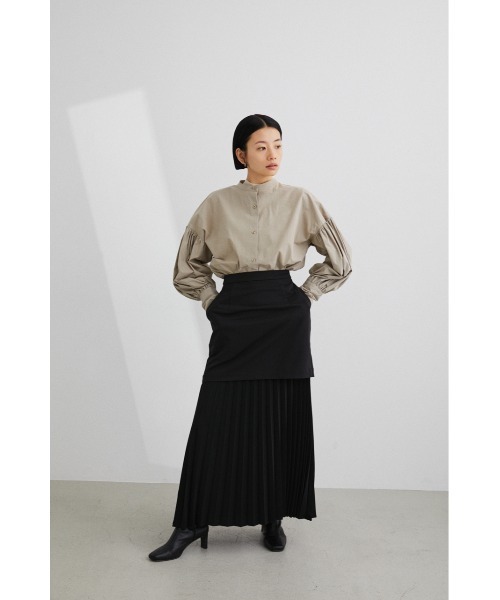 STYLEMIXER（スタイルミキサー）の「ｷﾞｬｻﾞｰｽﾘｰﾌﾞｼｬﾂ（シャツ/ブラウス・レディース・ブラック/ベージュ/ホワイト/ミント・FREE）」の17枚目の写真