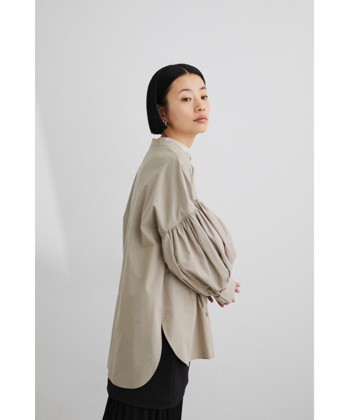 STYLEMIXER（スタイルミキサー）の「ｷﾞｬｻﾞｰｽﾘｰﾌﾞｼｬﾂ（シャツ/ブラウス・レディース・ブラック/ベージュ/ホワイト/ミント・FREE）」の19枚目の写真