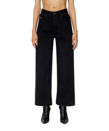 DIESEL | FW22 レディース デニム ワイドフレア ブラックデニム(デニムパンツ)