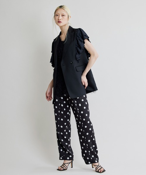 NOISE MAKER（ノイズメーカー）の「２WAYドットパターンパンツ（その他パンツ・レディース・ブラック/ブルー・38/36）」の8枚目の写真