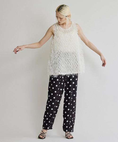 NOISE MAKER（ノイズメーカー）の「２WAYドットパターンパンツ（その他パンツ・レディース・ブラック/ブルー・38/36）」の14枚目の写真