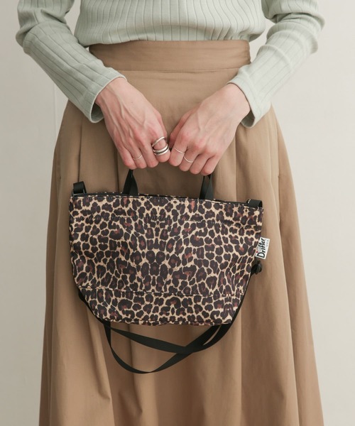 Drifter（ドリフター）の「『別注』DRIFTER×DOORS　ショルダートートバッグ（ショルダーバッグ・レディース・ブラック/ベージュ/ブラック系その他/アニマル/グリーン・ONE）」の5枚目の写真