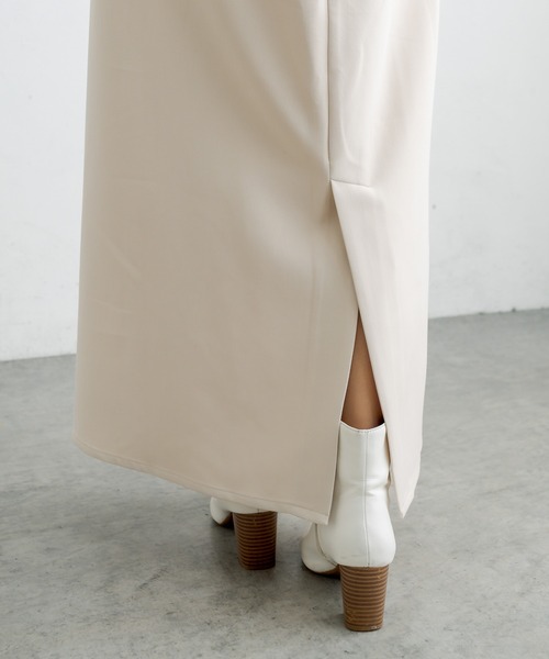 PUAL CE CIN（ピュアルセシン）の「ストレッチキャミワンピース（ワンピース・レディース・グレー/ベージュ/ネイビー・FREE）」の20枚目の写真