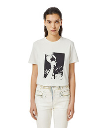 DIESEL | ユニセックス Tシャツ クルーネック ルーズフィット 半袖(Tシャツ/カットソー)