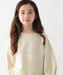 GLOBAL WORK | キッズ/ヘビロッTEEロゴチュニック/264331(Tシャツ/カットソー)