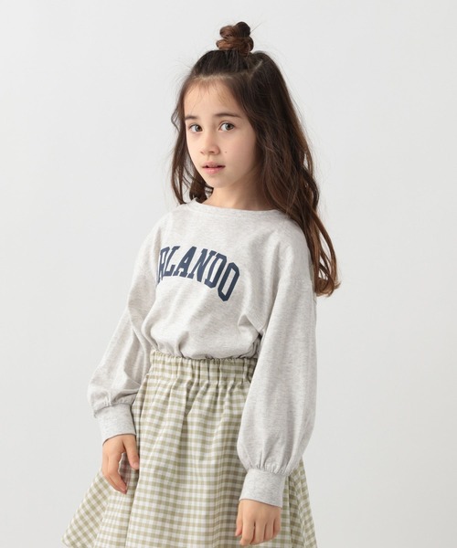 GLOBAL WORK（グローバルワーク）の「キッズ/ヘビロッTEEロゴチュニック/264331（Tシャツ/カットソー・キッズ・オフホワイト/チャコールグレー/ホワイト/ライトイエロー・110cm/160cm/130cm/100cm/120cm/150cm/140cm）」の12枚目の写真