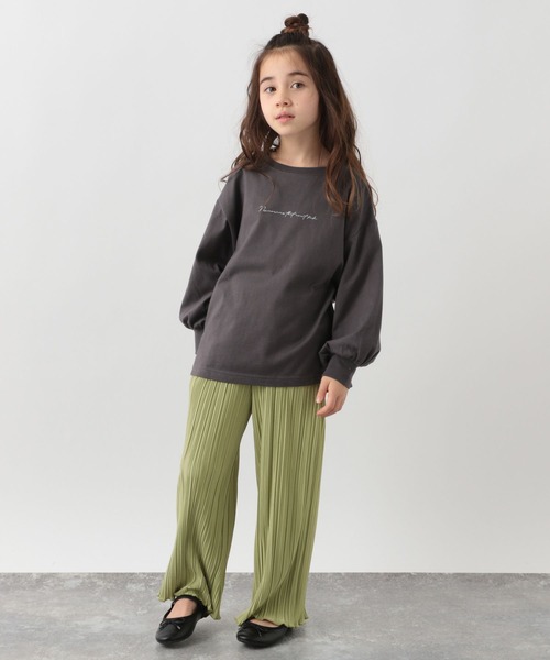 GLOBAL WORK（グローバルワーク）の「キッズ/ヘビロッTEEロゴチュニック/264331（Tシャツ/カットソー・キッズ・オフホワイト/チャコールグレー/ホワイト/ライトイエロー・110cm/160cm/130cm/100cm/120cm/150cm/140cm）」の20枚目の写真