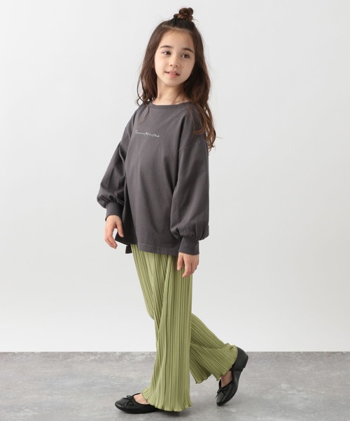 GLOBAL WORK（グローバルワーク）の「キッズ/ヘビロッTEEロゴチュニック/264331（Tシャツ/カットソー・キッズ・オフホワイト/チャコールグレー/ホワイト/ライトイエロー・110cm/160cm/130cm/100cm/120cm/150cm/140cm）」の21枚目の写真