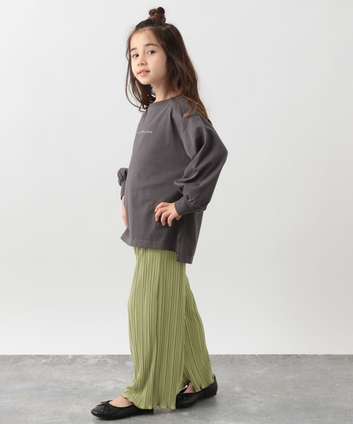 GLOBAL WORK（グローバルワーク）の「キッズ/ヘビロッTEEロゴチュニック/264331（Tシャツ/カットソー・キッズ・オフホワイト/チャコールグレー/ホワイト/ライトイエロー・110cm/160cm/130cm/100cm/120cm/150cm/140cm）」の22枚目の写真