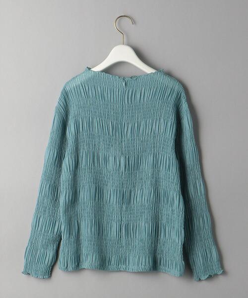 BEAUTY&YOUTH UNITED ARROWS（ビューティーアンドユースユナイテッドアローズ）の「BY バブル ハイネック プルオーバー -ウォッシャブル-（Tシャツ/カットソー・レディース・ライトブルー/ブラック/オフホワイト・FREE）」の15枚目の写真