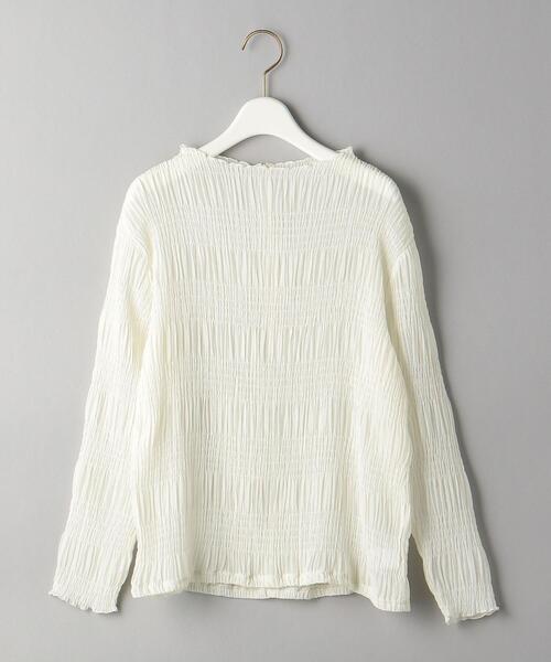 BEAUTY&YOUTH UNITED ARROWS（ビューティーアンドユースユナイテッドアローズ）の「BY バブル ハイネック プルオーバー -ウォッシャブル-（Tシャツ/カットソー・レディース・ライトブルー/ブラック/オフホワイト・FREE）」の21枚目の写真