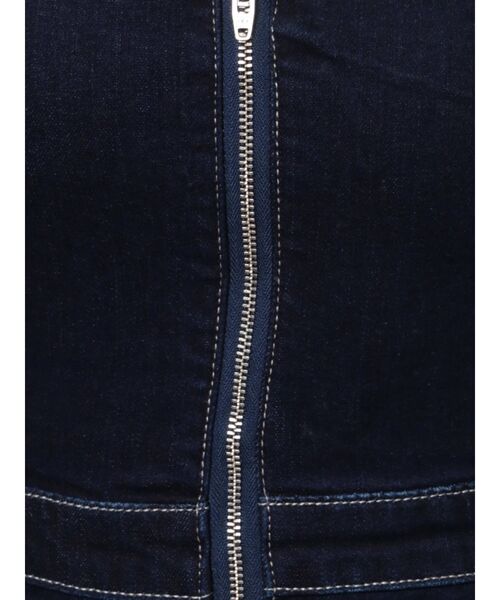 GYDA(ジェイダ)の「フロントZIPフレアデニムロンパース(つなぎ/オールインワン・レディース・インディゴブルー/ライトブルー・SMALL/MEDIUM)」の12枚目の写真