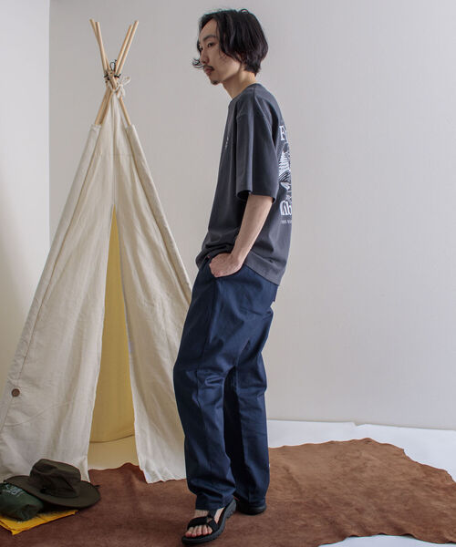 Franklin Climbing（フランクリンクライミング）の「【Franklin Climbing/フランクリンクライミング】エッセンシャルバックプリントTシャツ カヌー（Tシャツ/カットソー・メンズ・ホワイト/グレー/チャコールグレー/エメラルド・MEDIUM/LARGE/X-LARGE）」の18枚目の写真