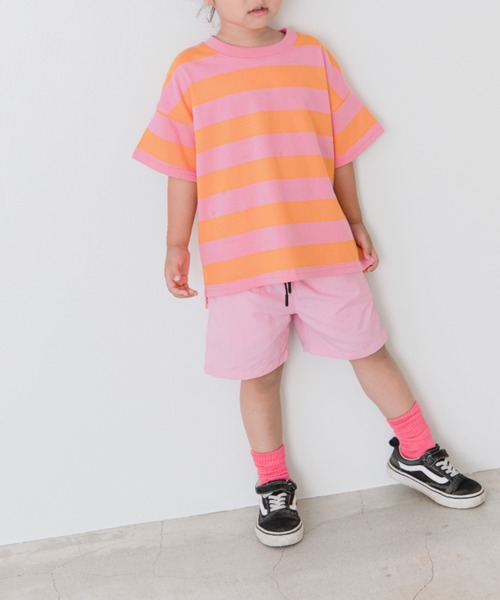 LOWRYS FARM(ローリーズファーム)の「ナイロンショートパンツ 264773(その他パンツ・キッズ・ブラック/カーキ/ブルー/イエロー/オレンジ/ピンク・110cm/120cm/130cm/140cm/150cm)」の5枚目の写真