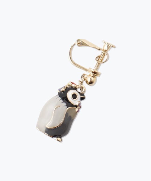 ANNA SUI（アナスイ）の「ペンギンの赤ちゃんモチーフ　イヤリング（イヤリング・レディース・グレー・ONE SIZE）」の4枚目の写真
