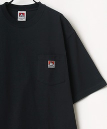 BEN DAVIS/ベンデイビス オーバーサイズ ロゴ ピスネーム ワンポイント刺繍 ポケット 半袖Tシャツ/無地T