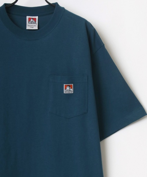 BEN DAVIS(ベンデイビス)の「BEN DAVIS/ベンデイビス オーバーサイズ ロゴ ピスネーム ワンポイント刺繍 ポケット 半袖Tシャツ/無地T(Tシャツ/カットソー・メンズ・ホワイト/チャコールグレー/アッシュグレー/ブラック/ベージュ/パープル/イエロー/ブラウン系その他/ベージュ系その他/グリーン系その他/ブルー系その他/グリーン系その他2/ブルー系その他2・M/L/XL)」の11枚目の写真