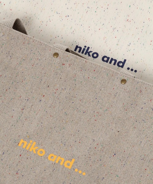 niko and...（ニコアンド）の「オリジナルニコロゴネップ柄2WAYトートバッグ（トートバッグ・レディース・ホワイト/ブラック/ベージュ・0）」の21枚目の写真