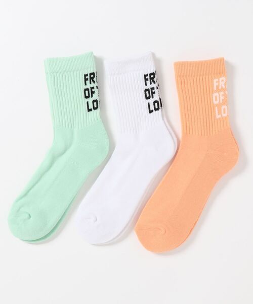 FRUIT OF THE LOOM（フルーツオブザルーム）の「【FRUIT OF THE LOOM/フルーツオブザルーム】バックロゴ3Pソックス（ソックス/靴下・レディース・その他・FREE）」の9枚目の写真