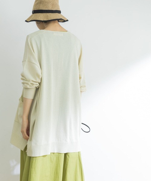 URBAN RESEARCH（アーバンリサーチ）の「UVカット加工ガウンカーディガン（カーディガン/ボレロ・レディース・アイボリー/グレー系その他/ブラック・FREE）」の18枚目の写真