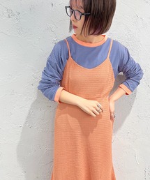 apres jour mignon | クシュクシュクロスキャミワンピ【ZOZOTOWN限定アイテム】(ワンピース)