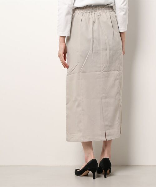 ehka sopo（エヘカソポ）の「ペンシルスカート（スカート・レディース・ブラック/ベージュ/グリーン・ﾌﾘ-）」の4枚目の写真