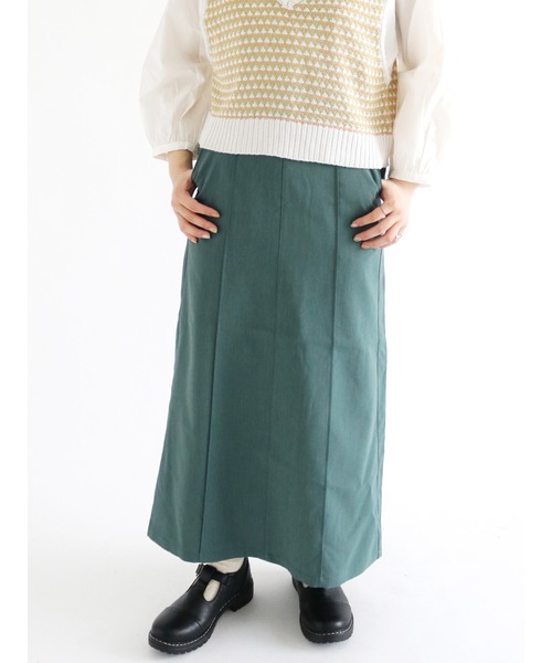 ehka sopo（エヘカソポ）の「ペンシルスカート（スカート・レディース・ブラック/ベージュ/グリーン・ﾌﾘ-）」の3枚目の写真
