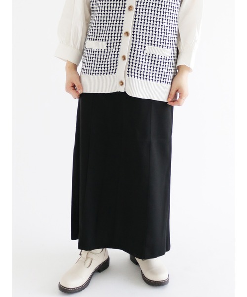 ehka sopo（エヘカソポ）の「ペンシルスカート（スカート・レディース・ブラック/ベージュ/グリーン・ﾌﾘ-）」の2枚目の写真