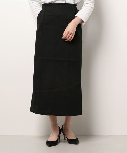 ehka sopo（エヘカソポ）の「ペンシルスカート（スカート・レディース・ブラック/ベージュ/グリーン・ﾌﾘ-）」の7枚目の写真