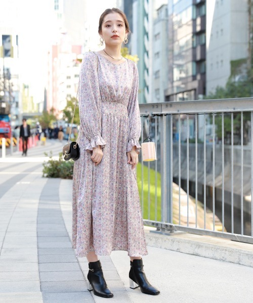 ブランド古着 長袖ワンピース ワンピース Mysty Woman ミスティウーマン のファッション通販 Zozoused